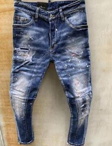 

new style brand men jeans denim jean embroidery tiger pants holes jeans zipper men pants skinny jeans men 0000 000edf8#, White