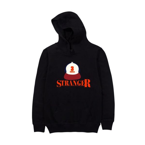 

mens women children hoodies stranger thing designer sweatshirt winter fullsleeve drawstring pullover front pocket pullover 2xs-4xl b103424l, Black