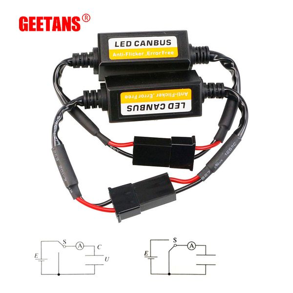 

geetans car led error decoder canceller radio interference h7 h4 h11 h1 h13 h3 9004 9005 9006 9007 hb1 hb4 881 cd