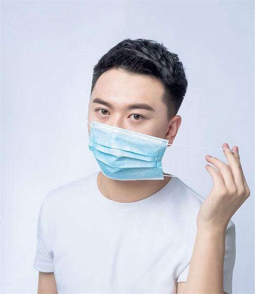 

dhl face mask 3 layers dustprooffacial er masks set dust50 1pcs=1box w61h