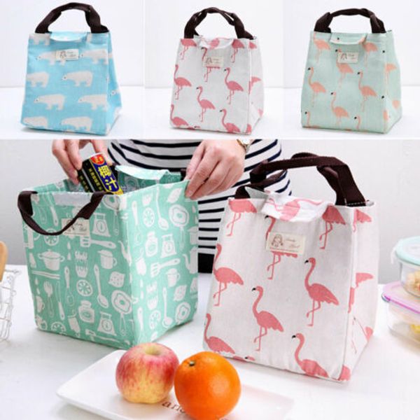 

portable fresh lunch bags arricastle oxford cloth aluminum foil insulated zip cooler bag space saving storage