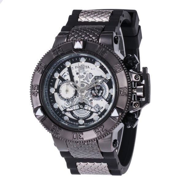 

royal oak мужские часы для спорта и отдыха календарь invictas кварцевые часы все функции могут работать 52мм, Slivery;brown