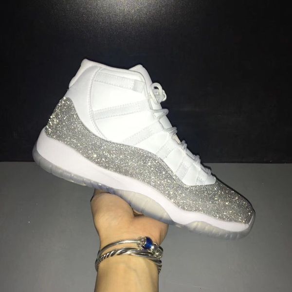 

2020 new 11s mens basketball shoes high 11 wmns metallic silver all over the sky star trainers sports running sneakers with box size36-44