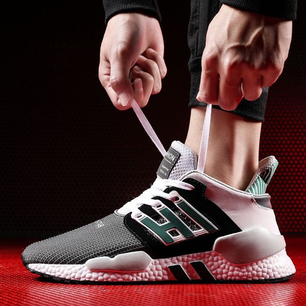 

2019 sport shoes men vintage flats bounce male sneakers trainers man breathable jogging running shoes for man