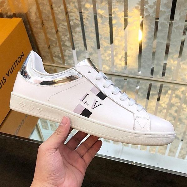 

q12 fashion trendy casual men shoes, comfortable luxury men shoes leather sneakers original box packaging zapatos hombre, Black