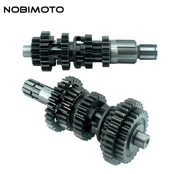 

pit dirt bike cb250 6 gear main counter shaft transmission for china brand zongshen cb250 6 gear air-cooled engines 2zb-142