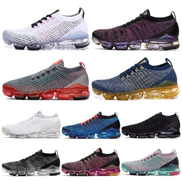 

ale 3.0 mens women running shoes multicolor triple black white blue fury knit 3s men jogging sneakers designer sport shoes 36-45