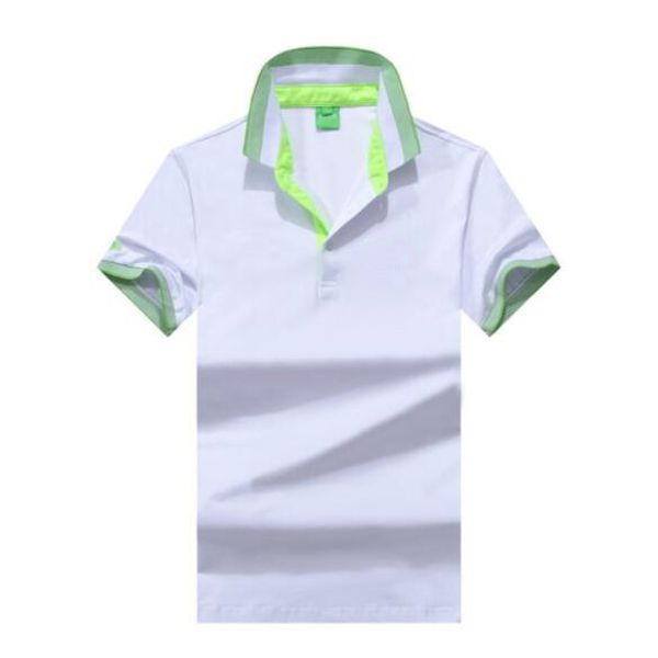 

new arrival mens designer polos brand poloshirt summer tshirt short sleeve shirt classic business office blouse, White;black