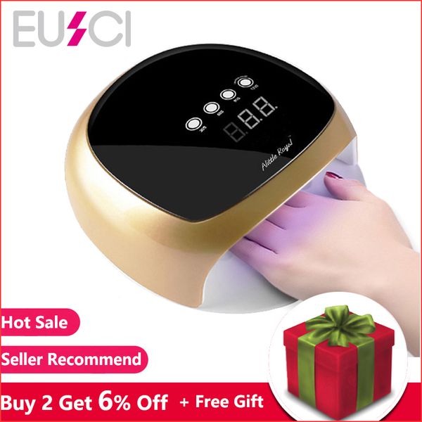

eusci sun 4s plus uv led lamp for nails dryer 52w ice lamp for manicure gel nail drying gel varnish