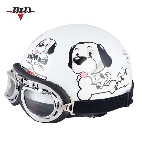 

motorcycle helmet novelty helmet with goggles open face summer vintage motorcycle helmets