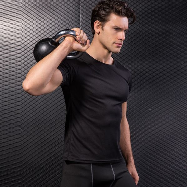 

summer fashion brand mens t-shirts cotton tees short sleeve t-shirt men's brand fashion slim fitness t-shirt clothing, White;black