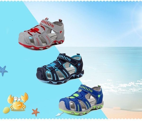 Lunghezza sottopiede 16-21 cm 6-11 anni Scarpe estive per bambini Ragazzo Moda Bambini Sandali da spiaggia casual comfort di alta qualità