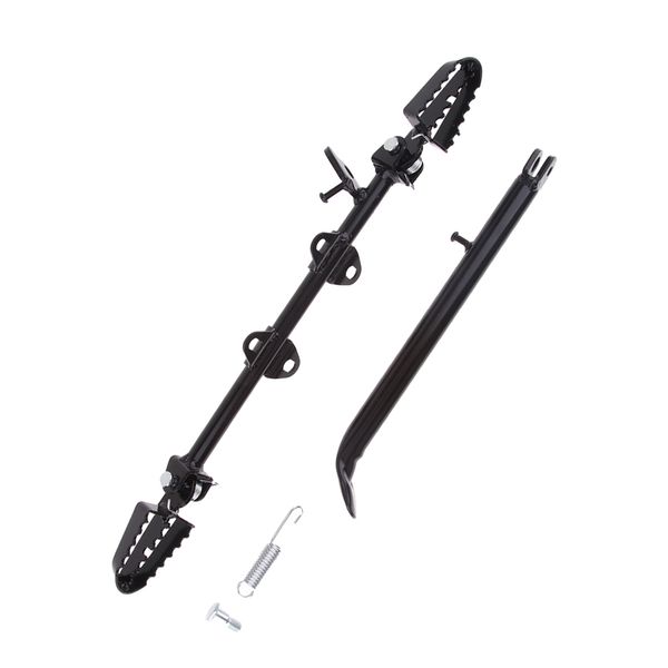 

kick stand bracket footpegs foot pegs spring set for honda xr50 crf50 crf70