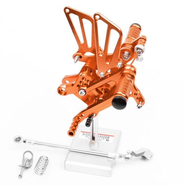 

smok motorcycle pedal for f4 1999-2000 f4i 2001 2002 2003 2004 2005 2006 2007 aluminum alloy rearset foot pegs footpeg