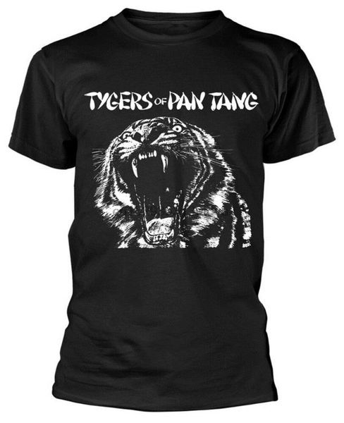 

tygers of pan tang tiger t-shirt - new official, White;black