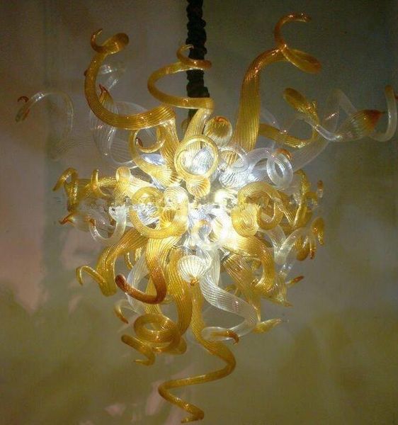

art decor golden glass lamps led light new style chandeliers hand blown glass chandelier lightings