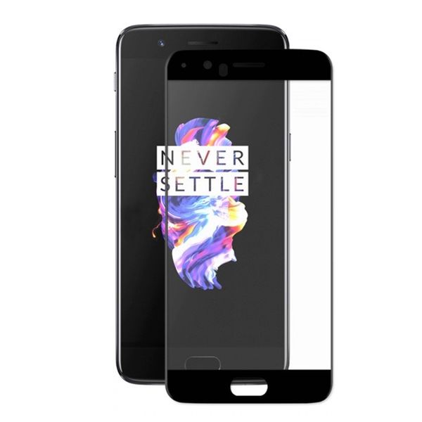 2.5D 9H Härte gehärtetes Glas Full Cover Screen Film Protector für OnePlus 5