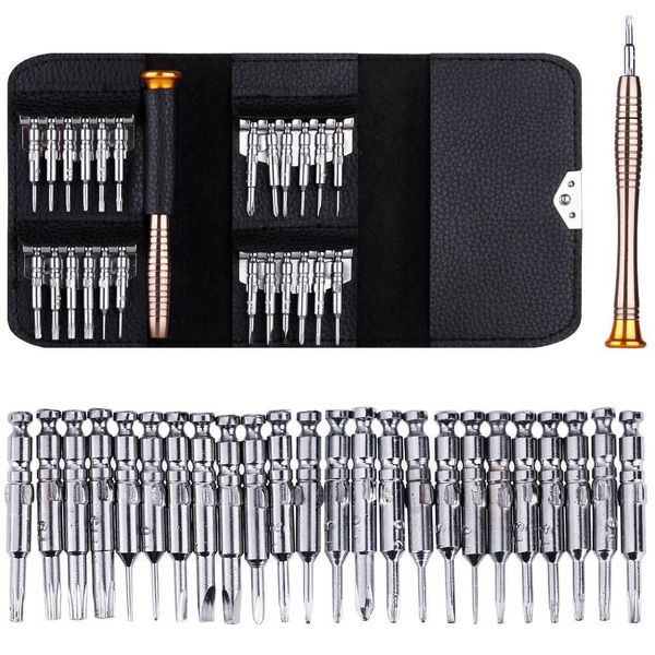 

25 combined 1 multifunction manual screwdriver bit set mobile phone repair tool