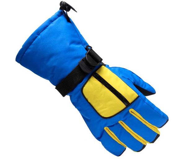 

glv939 outdoor skiing waterproof windproof winter gloves with thickening fleece lovers parent-child model