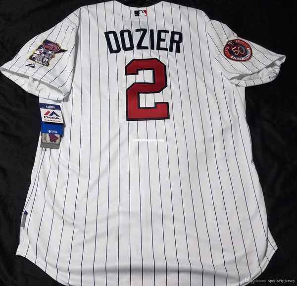 

majestic minnesota #2 brian dozier on field jersey mens stitched wholesale big and tall size xs-6xl baseball jerseys, Black;blue