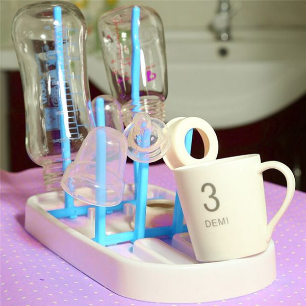 

baby bottle drying rack baby feeding bottles cleaning dryer drainer storage nipple shelf baby pacifier feeding cup holder