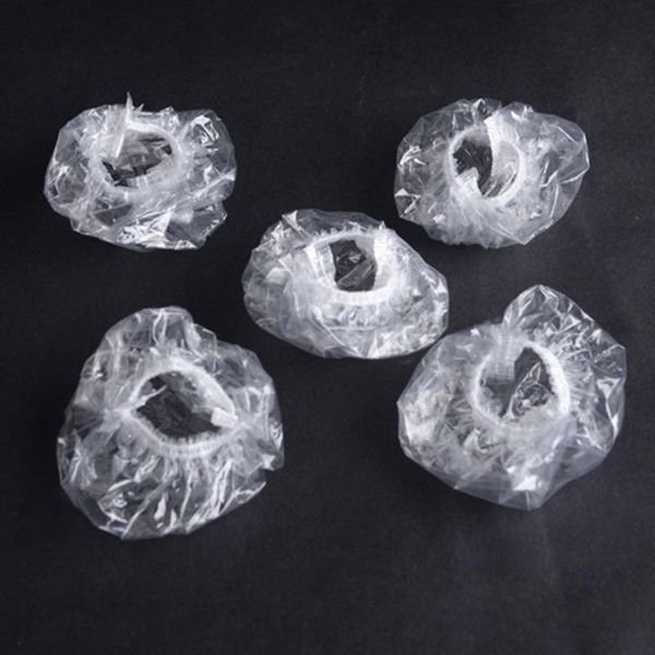 

100pcs/pack disposable waterproof earmuffs ear cover transparent f0227, Blue;gray