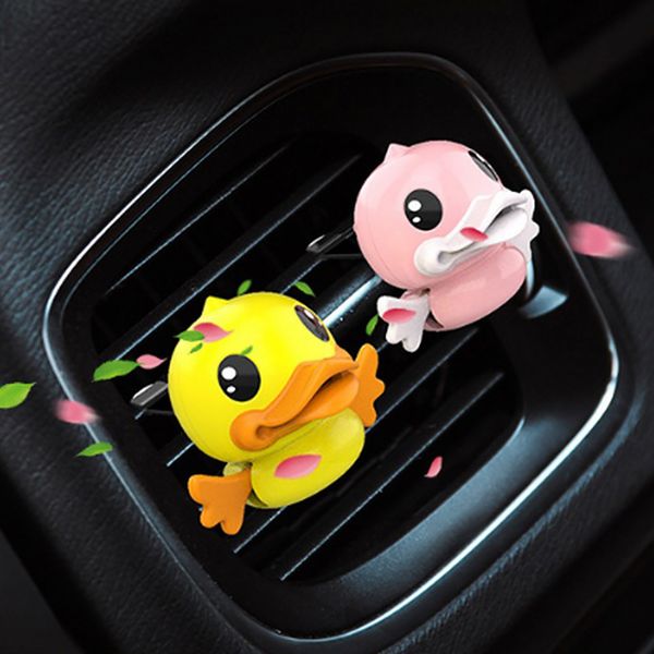 

car duck perfume outlet clip air freshener natural environmentally friendly spices auto duck clip