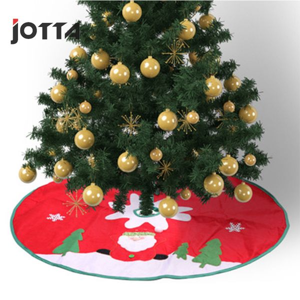 

christmas tree decoration supplies red old man tree skirt non-woven cloth bottom decoration atmosphere