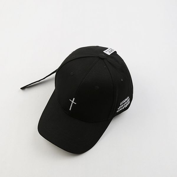 

2019 embroidery christian cross cotton cap baseball cap casual snapback hat hip hop jesus god hats for men women, Blue;gray