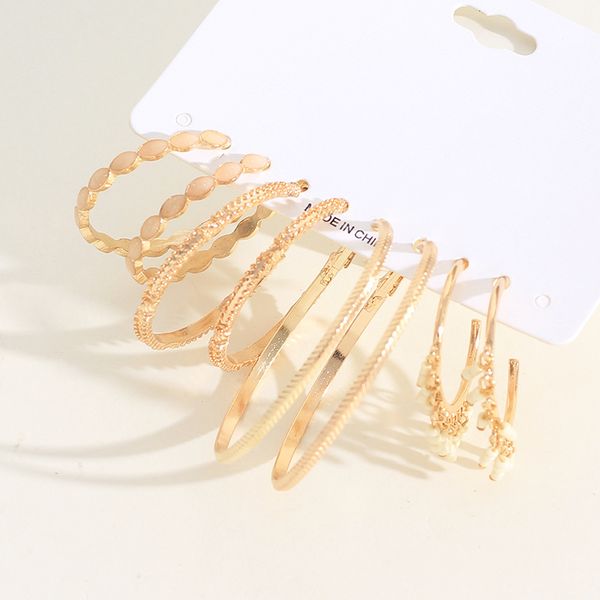 

classic fashion luxury golden ring earrings wholesale ing, Golden;silver