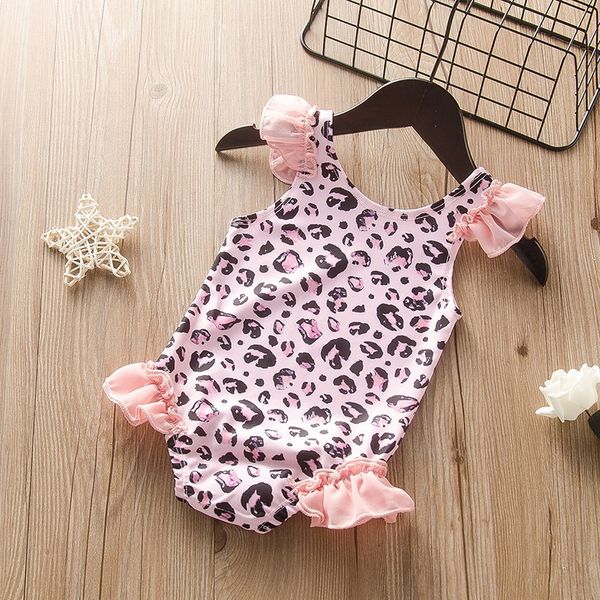 

0aqeg girls one-piece western style 2020 summer dress simple pink tiger leopard fashion girls one-piece swimsuit swimsuit western style 2020, White;black