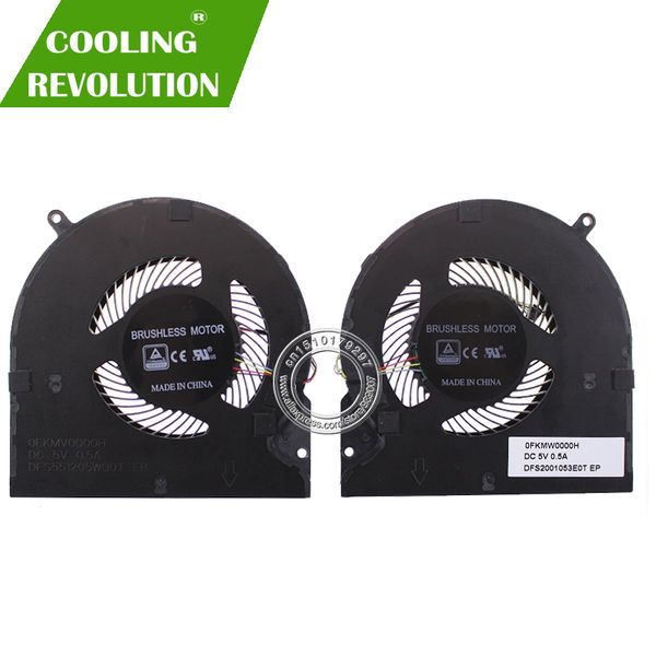 

Новый для Razer лезвие RZ09 15-02385E92 оригинальный вентилятор процессора GPU охлаждения DFS