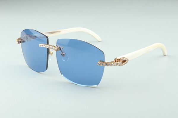 

direct new temples, t4189706-a8 natural wild factory horn sunglasses white buffalo quality fashion glasses kevbf, White;black