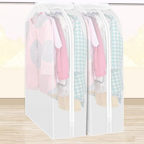 

fashion multi-color non-woven cover dust protection bag suit jacket dress coat clothing cover wardrobe storage bag