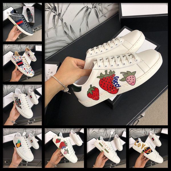 

19sw chain reaction luxury designers shoes men sneakers snow leopard black blue mesh rubber leather fashion men casual shoes size 38~45