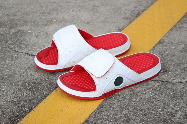 

men fashion hydro 4 iv 13 xiii slippers sandals 6 vi slides beach slipper black basketball shoes slippers us 8-12 with box
