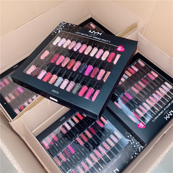 

nyx 36 colors lipstick soft matte lip cream vault lip makeup moisturizing long lasting easy to wear cosmetic lip gloss