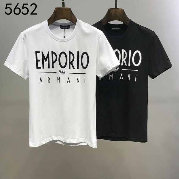 

2020ss летняя футболка мужская мода с коротким рукавом майка топ с коротким рукавом черные футболки роскоши, White;black