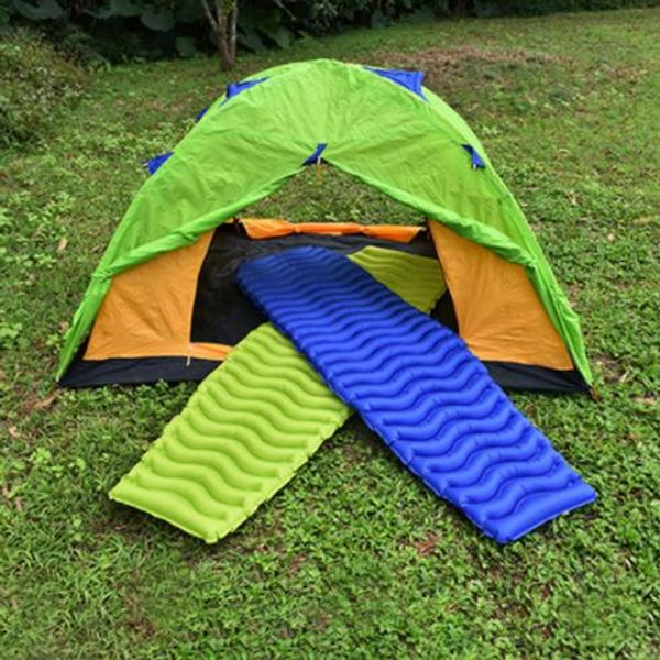 

inflatable air mattress tent cushion outdoor camping mat pad ultralight moisture-proof sleeping bed portable picnic beach mat