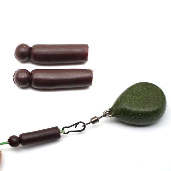 

20pcs buffer beads round head for helicopter rig chod running rig method feeder carp bream tench barbel coarse fishing accessory