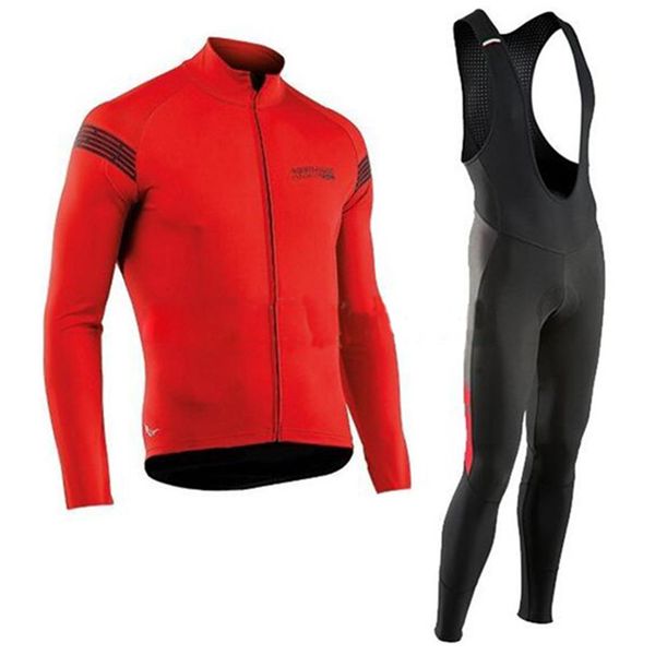 

nw 2019 cycling jerseys pro team sport bikewear quick-dry long sleeve breathable bicycle mtb ropa ciclismo cycling clothing, Black;red