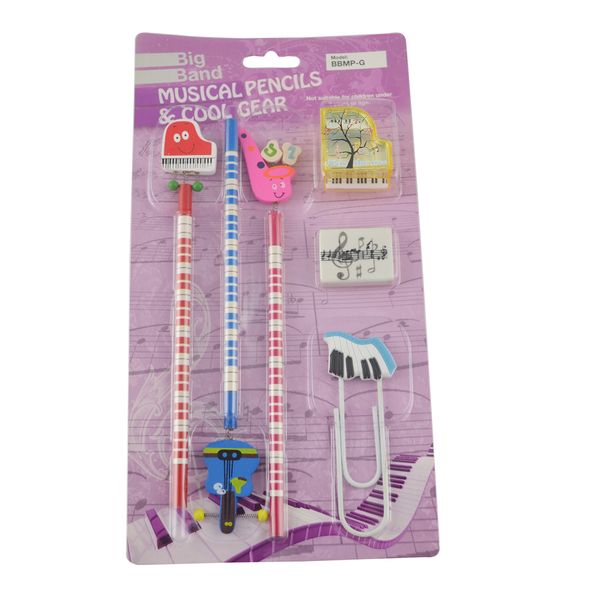 

school season lovely colorful stationery sets with cute cartoon patterns pencil set