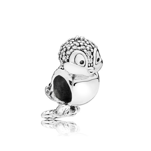 

новый 100% стерлингового серебра 925 классическая мода молодежный 797166cz очередь птицы бисера женский подарок оригинальные ювелирные подар, Black