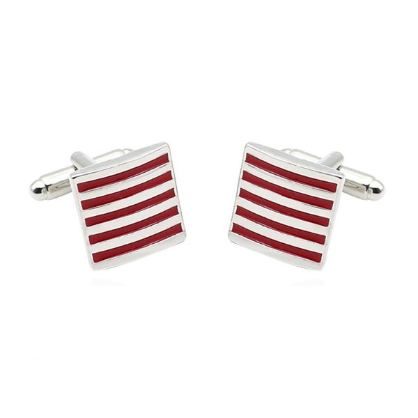 

french style stripe cuff links men simple style shirt cufflinks shirt cuff button cuff links gifts luxury design, Silver;golden