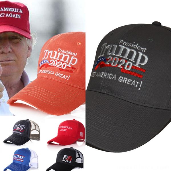 

9e0cv hat women vintage denim cap ball adjustable trump 2020 american flag design washed hat travel dad men outdoor, Blue;gray