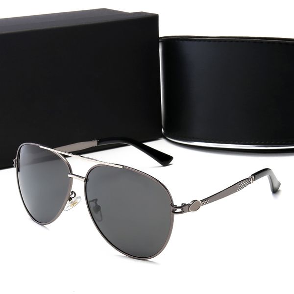 

2020 new brand designer men's sunglasses retro fashion metal material universal face glasses retro male uv400ae215f4, White;black