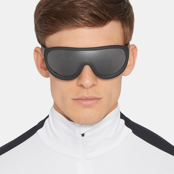 

belbello acrylic plastic sunglasses men handsome fashion sunglasses new style goggle women big frame solid reteo, White;black
