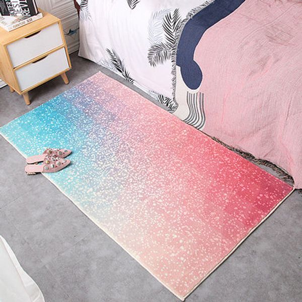 

pink colorful carpet girl bedroom thick non-slip soft mat