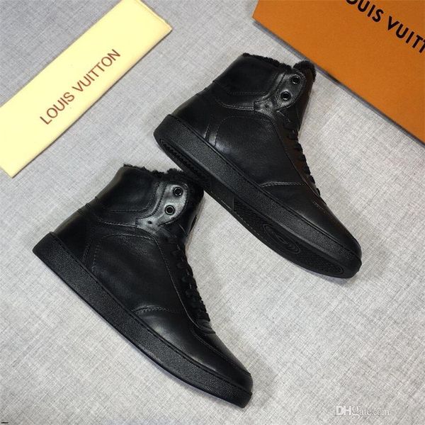 

20fw мужские походные ботинки водонепроницаемые кроссовки мужчин зимние виды обуви теплое high top tactical military загрузочный треккинг об, Black