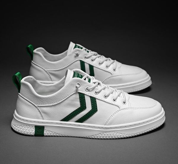 

2020 sping summer new street fashion men shoes patchwork leather casual shoes trend sneakers cool flat, Black